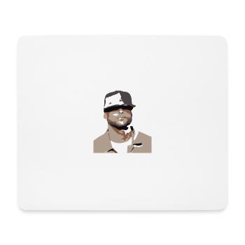 Booba - Mousepad (Querformat) - Weiß - Vorne