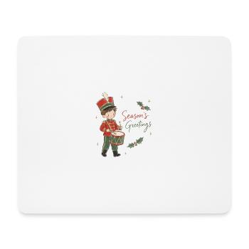 Aquarell Kleiner Trommlerjunge - Mousepad (Querformat) - Weiß - Vorne