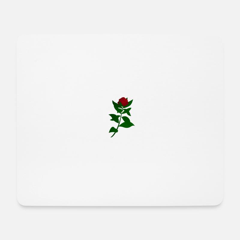 rose - Mouse Pad (horizontal) - white
