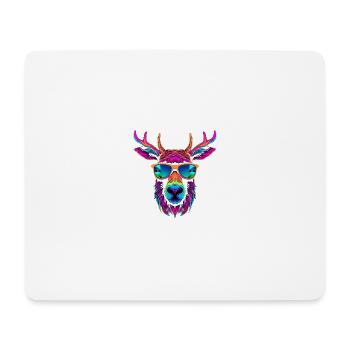 Nature America American Elk Animal Shelter Wild - Tapis de souris (format paysage) - blanc - Devant