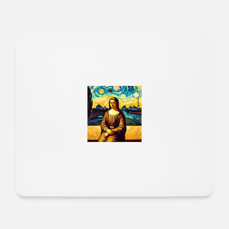 Noma Lisa - Mousepad (Querformat) - Weiß
