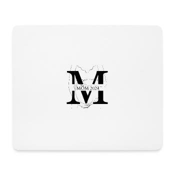 MOM 2024 Mama - Mousepad (Querformat) - Weiß - Vorne