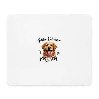 Maman Golden Retriever – Cadeau pour les fans - Tapis de souris (format paysage) - blanc - Devant