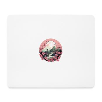 Symphonie du Sommet - Tapis de souris (format paysage) - blanc - Devant