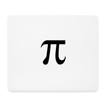 Pi π - Mousepad (Querformat) - Weiß - Vorne
