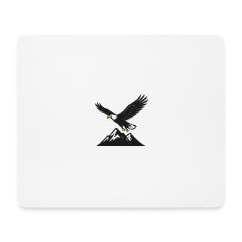 Majesty of the Skies: The World of Eagles - Mouse Pad (horizontal) - white - Front