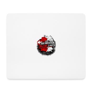 Westen bleibt Links Deutschland - Mousepad (Querformat) - Weiß - Vorne