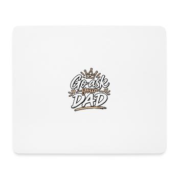 Maman - cadeau drôle - - Tapis de souris (format paysage) - blanc - Devant