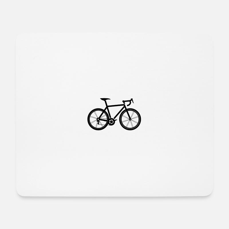 bike - Mousepad (Querformat) - Weiß