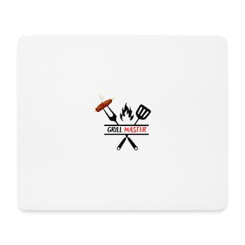 Grill Master - Mousepad (Querformat) - Weiß - Vorne