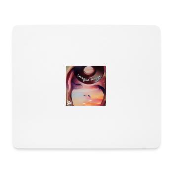 Imagine ton album - Tapis de souris (format paysage) - blanc - Devant