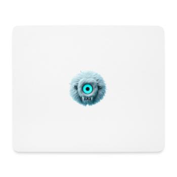 Le grand Yeti !!! - Tapis de souris (format paysage) - blanc - Devant