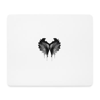 Flügel - Mousepad (Querformat) - Weiß - Vorne
