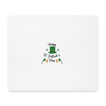 Happy St. Patrick's Day - Mousepad (Querformat) - Weiß - Vorne
