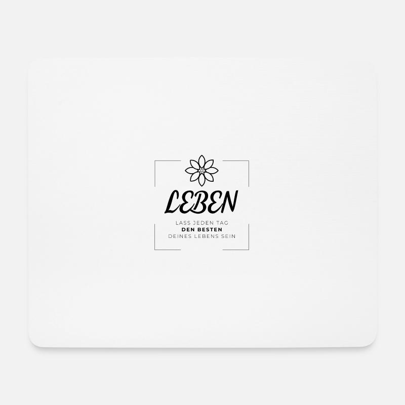 Weisheit - Leben - Mousepad (Querformat) - Weiß