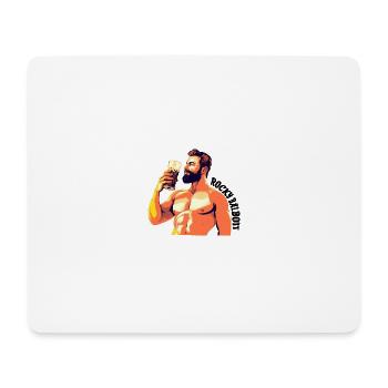 Rocky Balboit ! - Tapis de souris (format paysage) - blanc - Devant