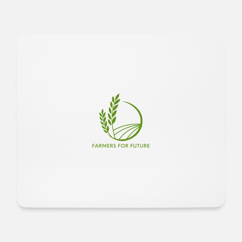 Farmers for Future - Mousepad (Querformat) - Weiß