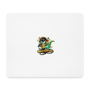 Veloci-Rap-Tor - Mousepad (Querformat) - Weiß - Vorne