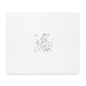 Conception Europa Lineart - Tapis de souris (format paysage) - blanc - Devant