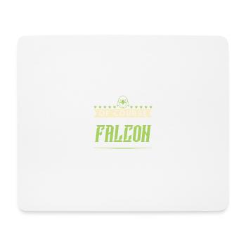 falknerei falke - Mousepad (Querformat) - Weiß - Vorne