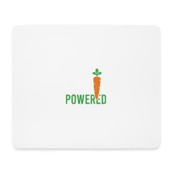 Vegan Veggie Saying - Mouse Pad (horizontal) - white - Front