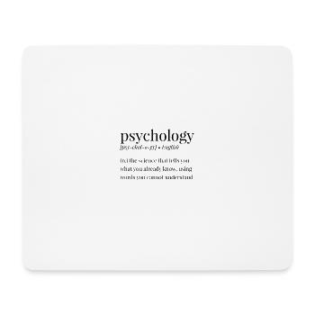 Psychology dictionary meaning funny - Mouse Pad (horizontal) - white - Front