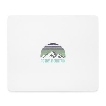 Rocky Mountain - Mousepad (Querformat) - Weiß - Vorne