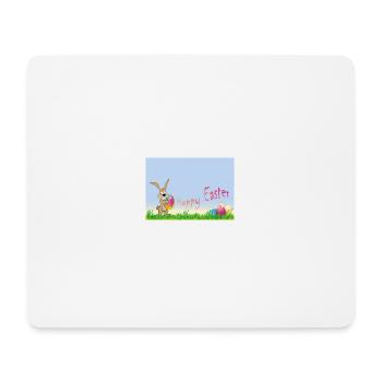 Frohe Ostern - Mousepad (Querformat) - Weiß - Vorne
