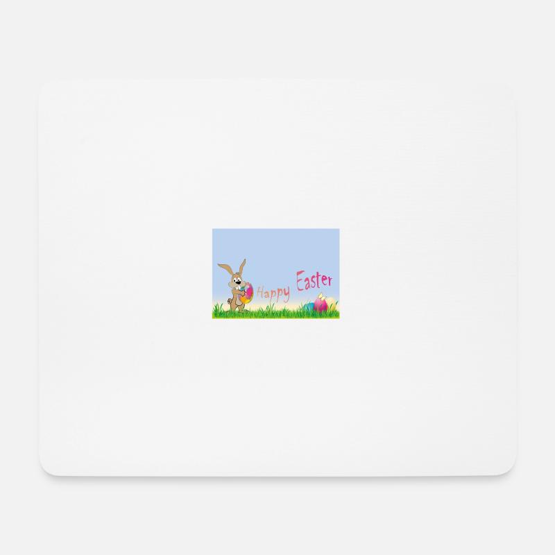 Frohe Ostern - Mousepad (Querformat) - Weiß