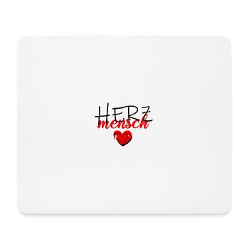 Heart man - Mouse Pad (horizontal) - white - Front