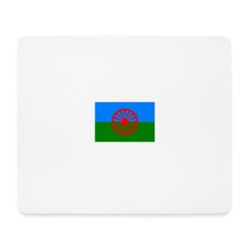 Roma Nation Flag -Big - Mouse Pad (horizontal) - white - Front