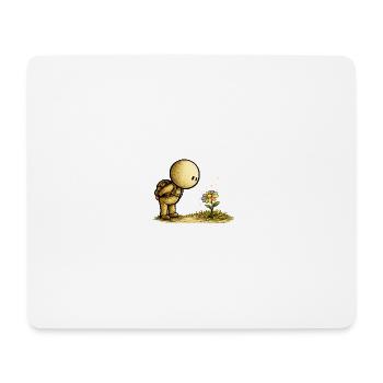 The Little Thought | Discover the beauty - Mouse Pad (horizontal) - white - Front