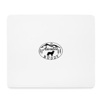 Hovawart Adventure Buddy HundespruchHundeliebhaber - Mousepad (Querformat) - Weiß - Vorne