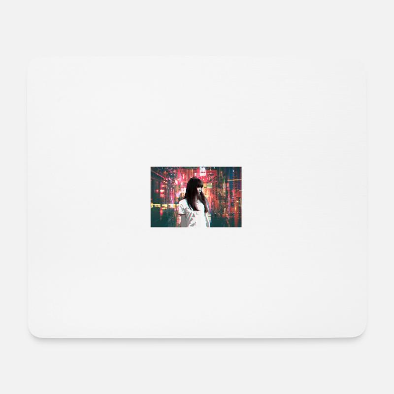 Tokyo girl - Mouse Pad (horizontal) - white