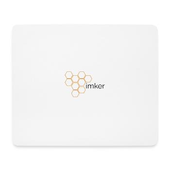 Imker - Design mit Honigwaben - Mousepad (Querformat) - Weiß - Vorne