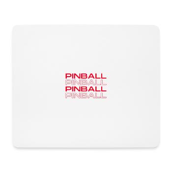 PINBALL PINBALL FLIPPER FLIPPER Chemise design rouge - Tapis de souris (format paysage) - blanc - Devant