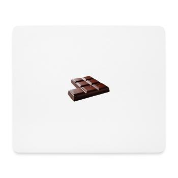 Chocolat - Tapis de souris (format paysage) - blanc - Devant