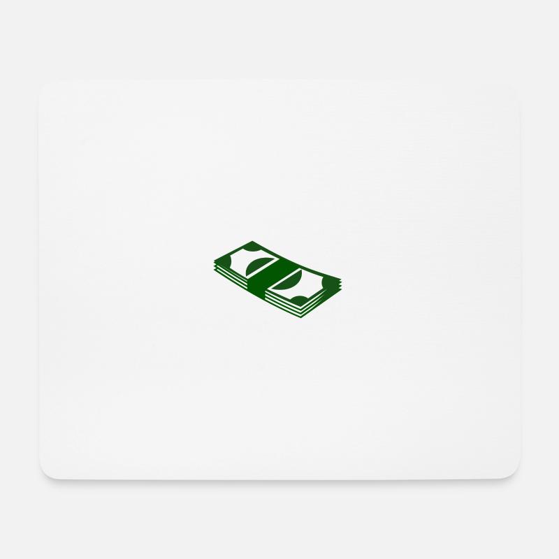 Kleiner Stapel Geld - Mousepad (Querformat) - Weiß