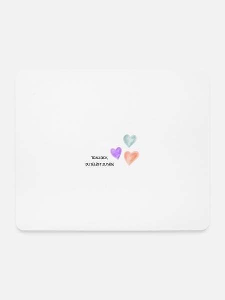 eunde - Mousepad (Querformat) - Weiß