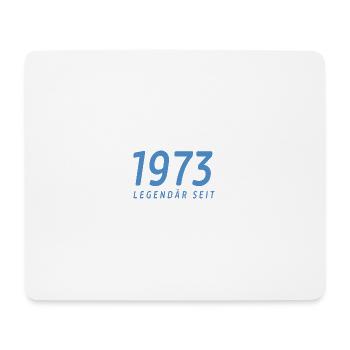 Legendär seit 1973 - Mousepad (Querformat) - Weiß - Vorne