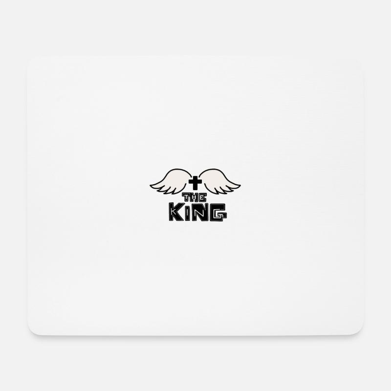 Flügel des Königshauses - Mousepad (Querformat) - Weiß