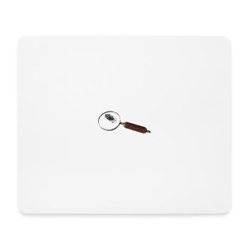 Lupe - Mousepad (Querformat) - Weiß - Vorne