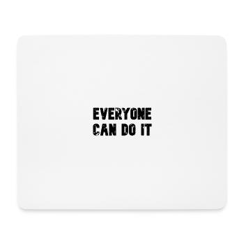 Motivation - Mouse Pad (horizontal) - white - Front