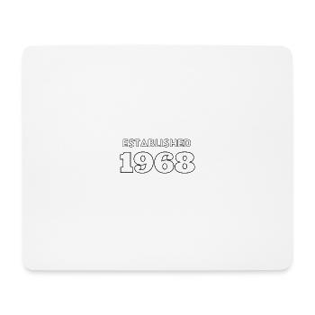 Established 1968 - Mousepad (Querformat) - Weiß - Vorne