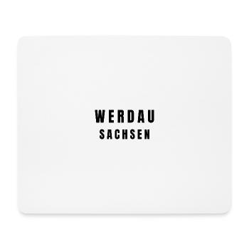 Werdau, Saxe - Tapis de souris (format paysage) - blanc - Devant