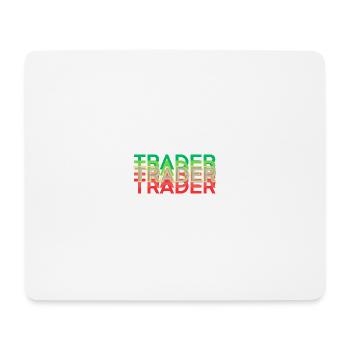 TRADER bunt - Mousepad (Querformat) - Weiß - Vorne