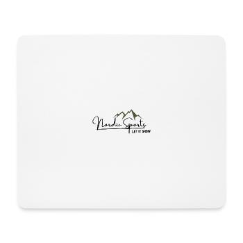 Nordic Sports Addicts - Mouse Pad (horizontal) - white - Front