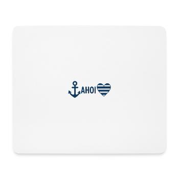 Ahoi  - Mousepad (Querformat) - Weiß - Vorne