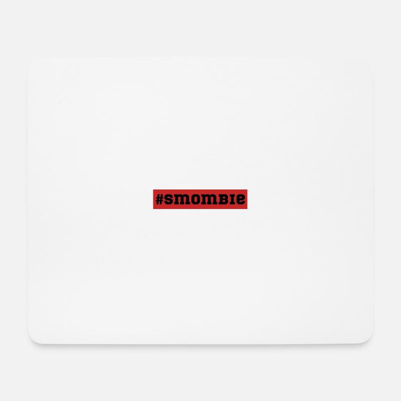 Smombie - Mousepad (Querformat) - Weiß