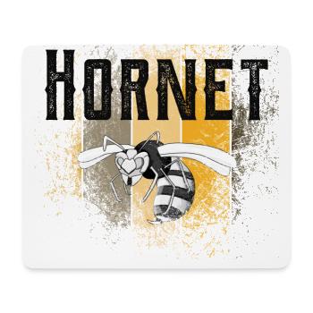 Hornisse / Hornet Vintage - Mousepad (Querformat) - Weiß - Vorne